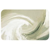BADEMATTE Abstrakt - Pinselstriche - Wellen - Grün 80x50 cm - Mintgrün, Textil (80/50cm) - OnlyWow