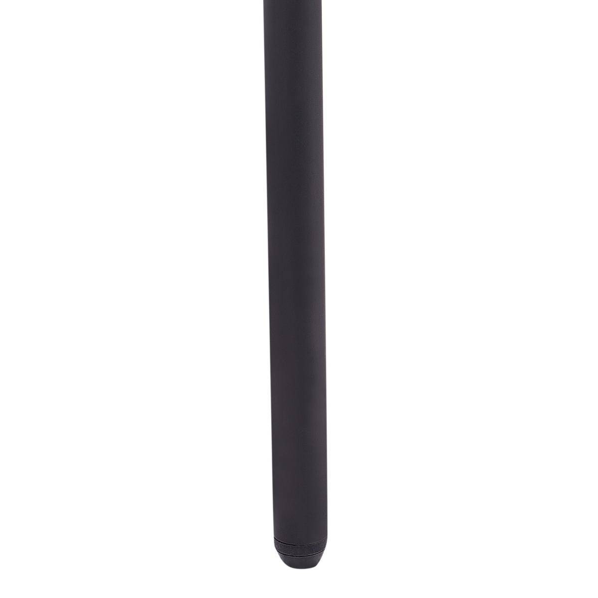 ESSZIMMERSTUHL 2er Set Metall Dunkelgrün Mayetta - Dunkelgrün/Schwarz, Metall (50/81/51cm) - Beliani
