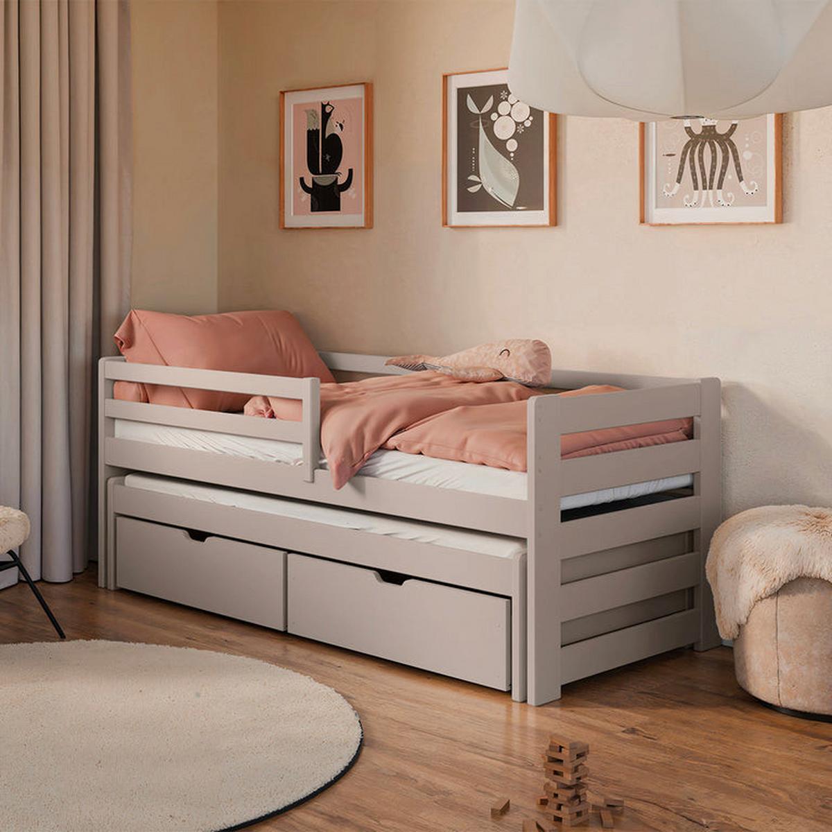 KINDERBETT 90/200 Jordan Kaschmir - Kaschmir, Holz (90/200cm) - Petits-meubles