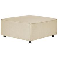 OTTOMANE Aprica 88/88/43 cm - Beige, Textil (88/43/88cm) - Beliani