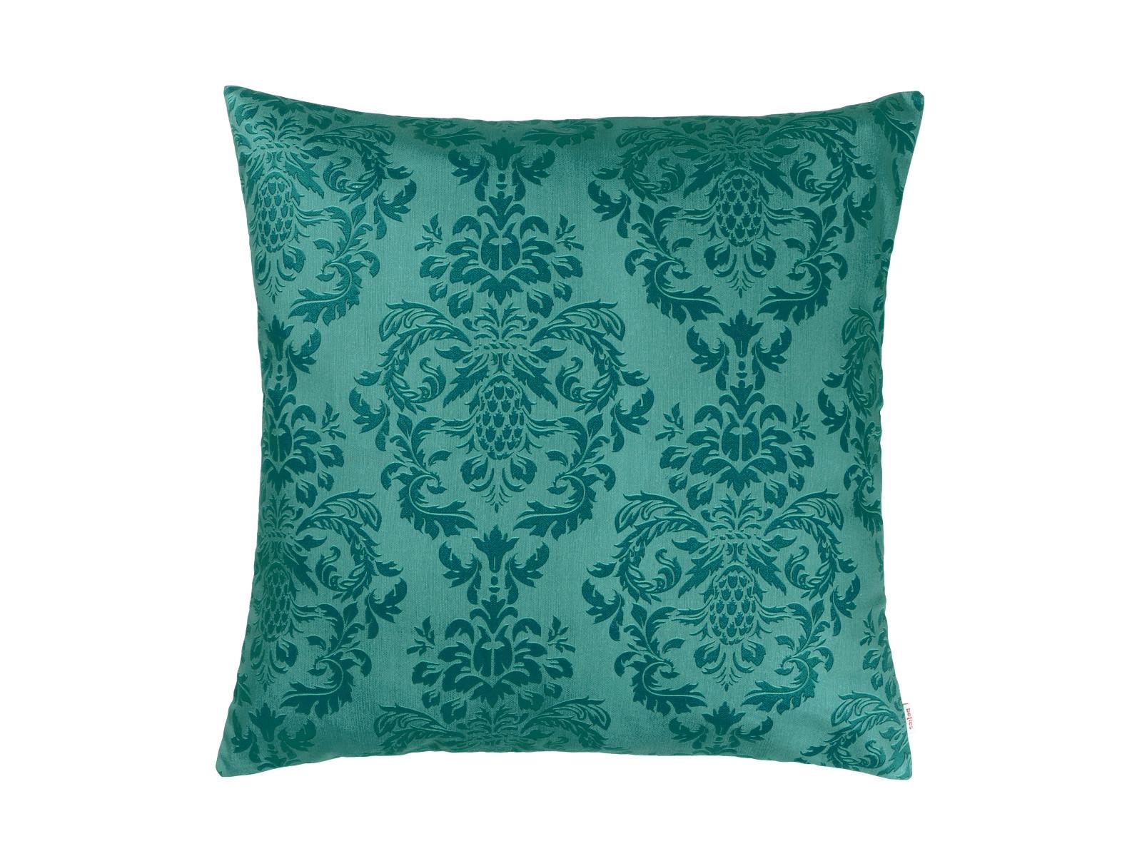 KISSENNHÜLLE Epoche petrol-grün 60/60 cm - Petrol, Textil (60/60cm) - beties Heimtextil