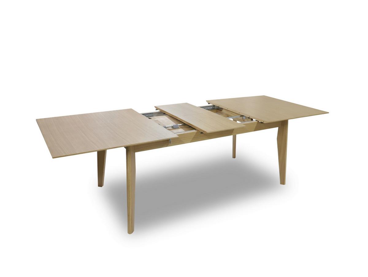 ESSTISCH ROBUST Ausziehbar 180 - 265 / 100 x 76 cm - Eichefarben, Holz (180/100/76cm) - MASSENO