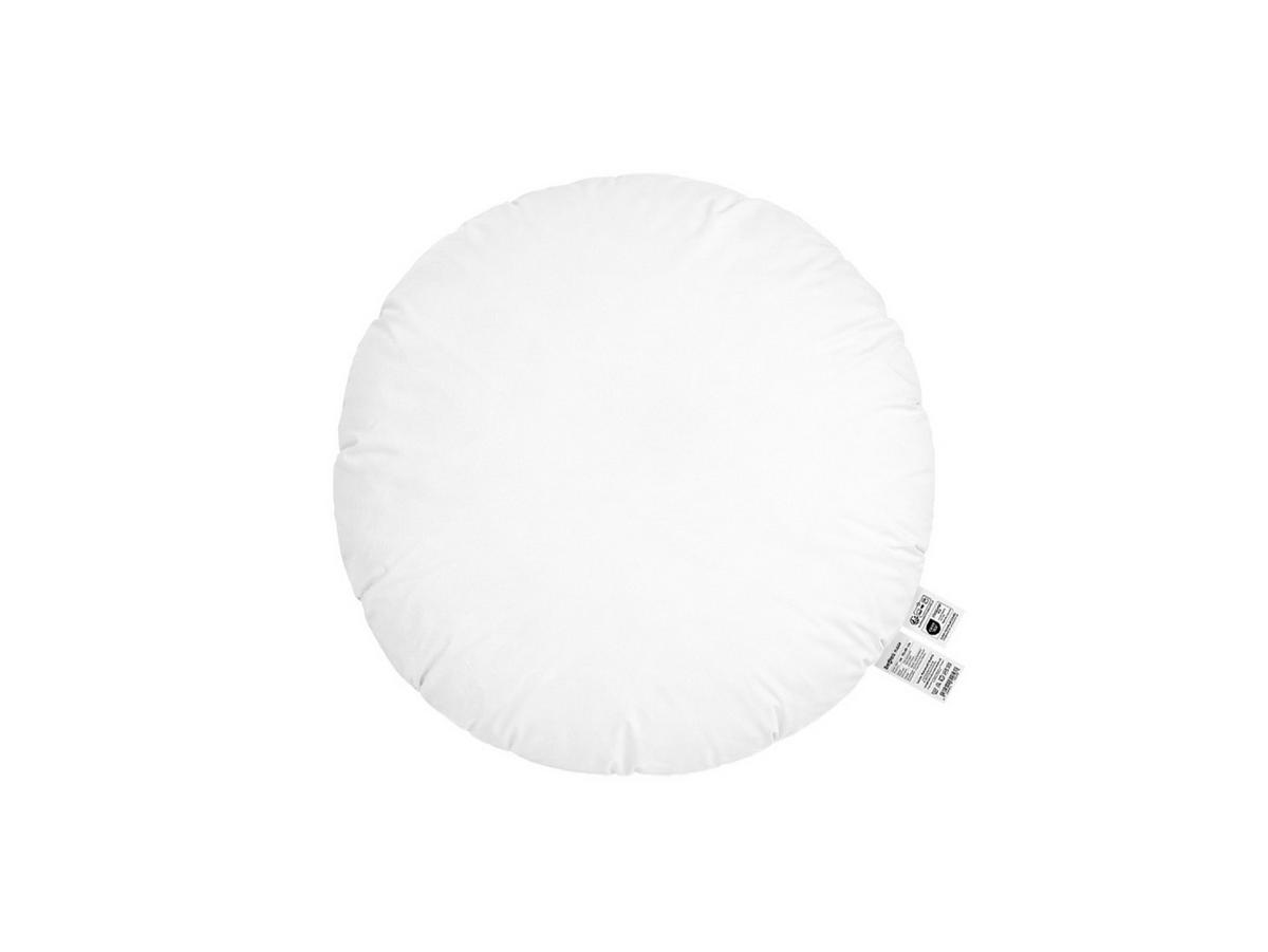 FEDERKISSEN Publik rund 40 cm Ø - Creme, Textil (40/40cm) - beties Heimtextil