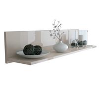WANDREGAL Skadu Sandgrau Hochglanz - Sandfarben, Holzwerkstoff (97.5/18.5/18.5cm) - Vladon