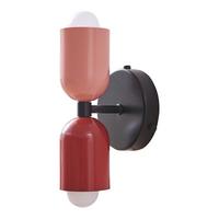 WANDLEUCHTE Trorlos - Rot/Rosa, Metall (12/22/12cm) - lux.pro