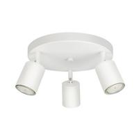DECKENSTRAHLER Freiheit 3-flammig 24/24/14 cm - Weiß, Metall (24/24/14cm) - Nettlife