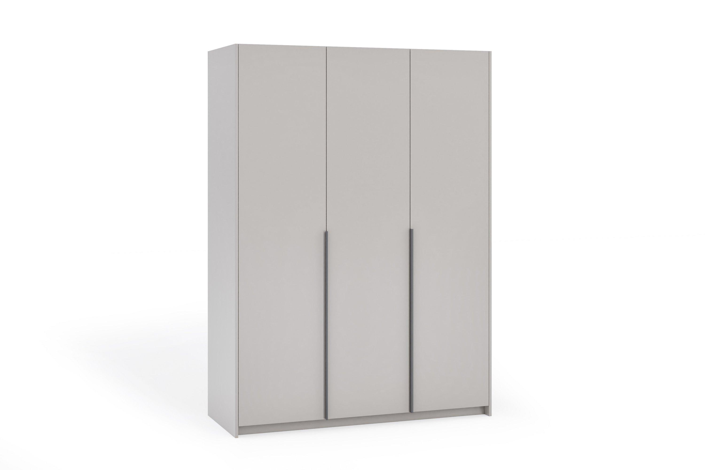 DREHTÜRENSCHRANK AMARA 148/204/58cm 3-türig Kaschmir - Kaschmir, Holzwerkstoff (148/204/58cm) - MASSENO