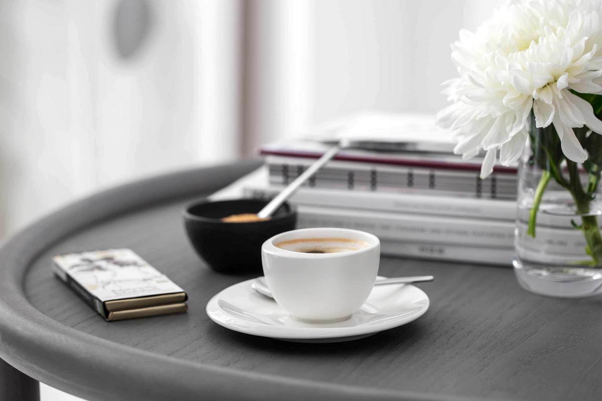 MOKKA- / ESPRESSOUNTERTASSE NewMoon weiß ø 13 cm 6er Set - Weiß, Keramik (13cm) - Villeroy & Boch