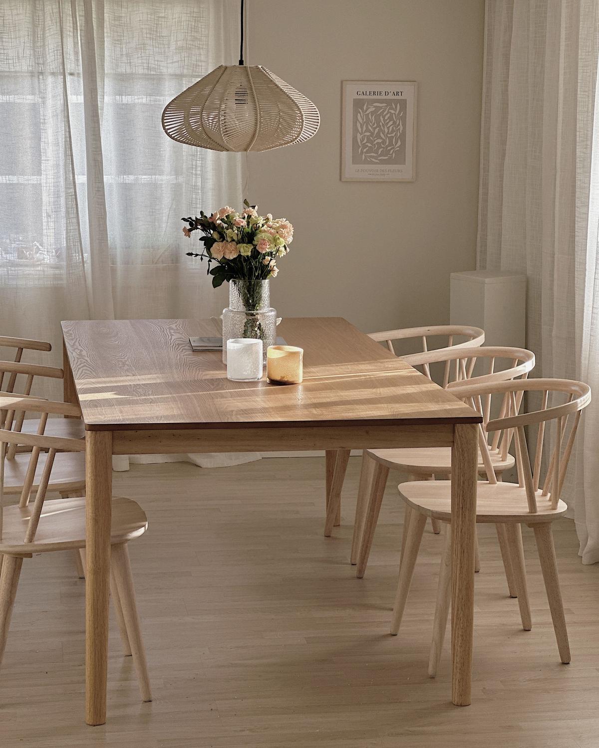 ESSTISCH 200/100 cm Helles Holz Ermelo - Hellbraun, Holzwerkstoff (100/100/76cm) - Beliani