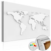 PINNWANDBILDER Weiß 60/40 cm - Weiß, Naturmaterialien/Textil (60/40cm) - KUNSTLOFT