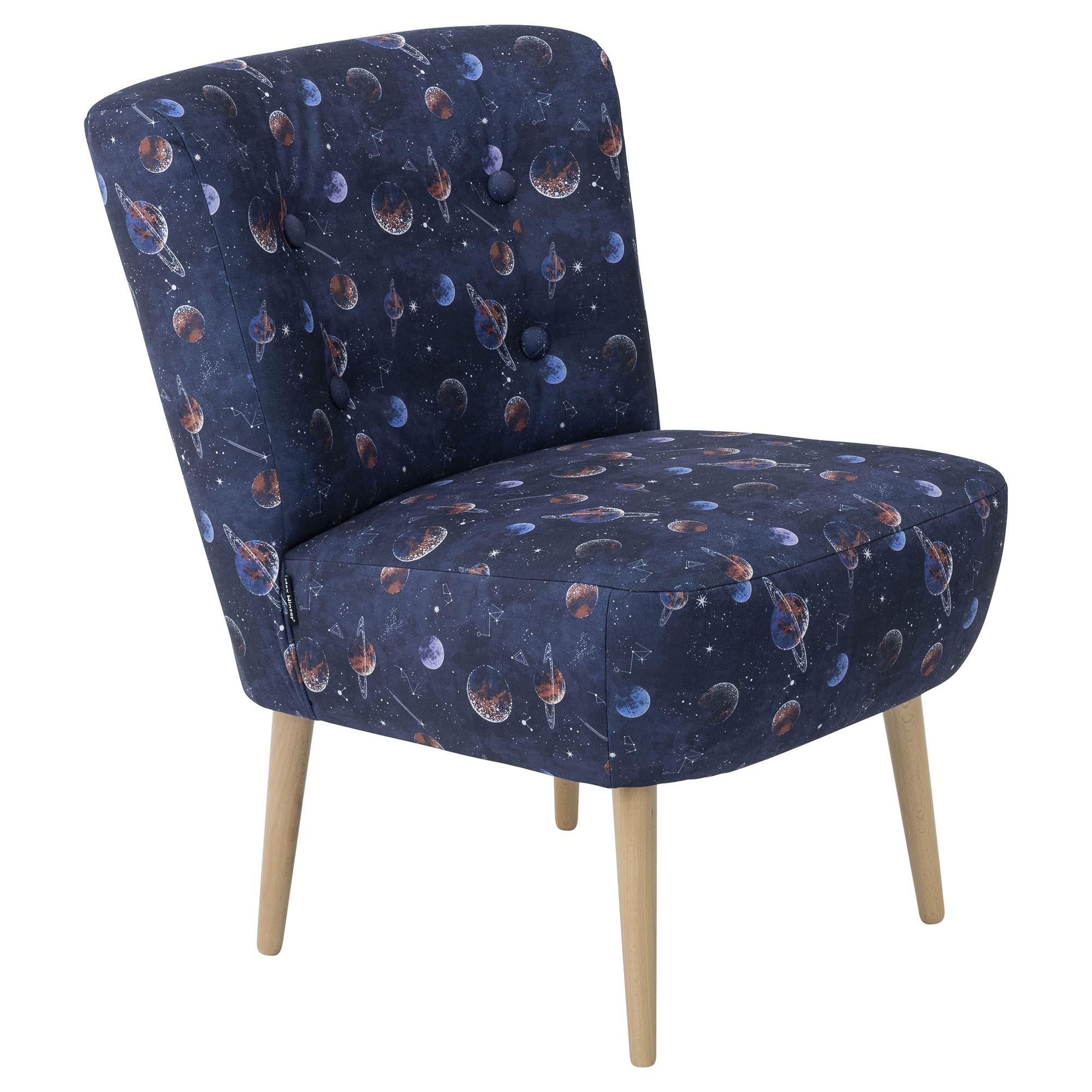 POLSTERSESSEL Kamle Flachgewebe blau - Blau, Kunststoff (58/78/68cm) - 58aufmkessel