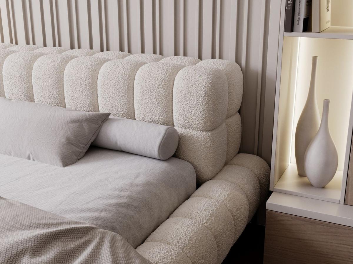 POLSTERBETT Imagine 180x200 Beige - Beige, Textil (180/200cm) - Graingold