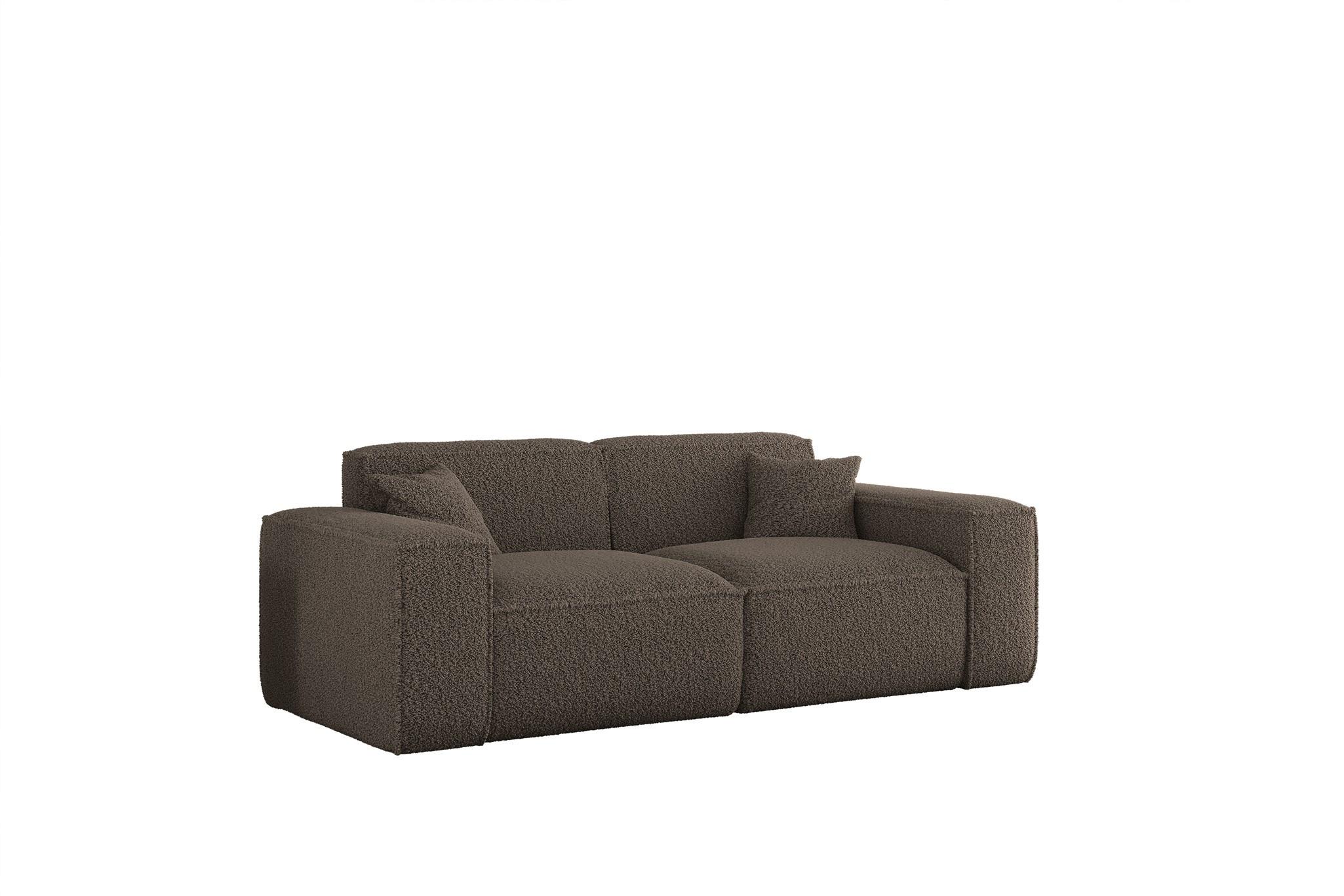 SOFA 2-sitzer Celes Premium In Sven - Braun, Holzwerkstoff/Textil (182/73/90cm) - Fun Möbel
