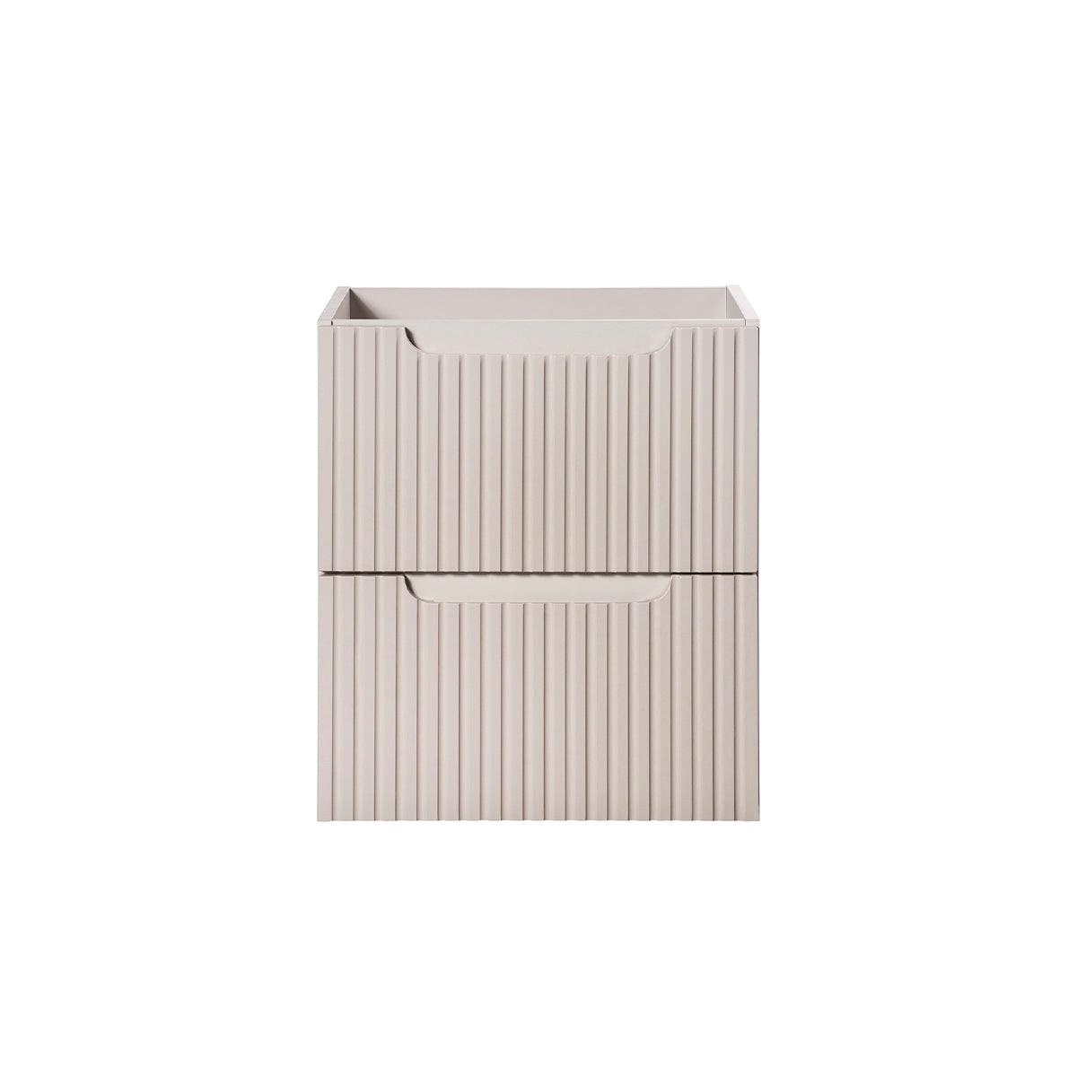 WASCHTISCHUNTERSCHRANK 50cm Riva Kaschmir - Beige, Holzwerkstoff (50/57/40cm) - Petits-meubles