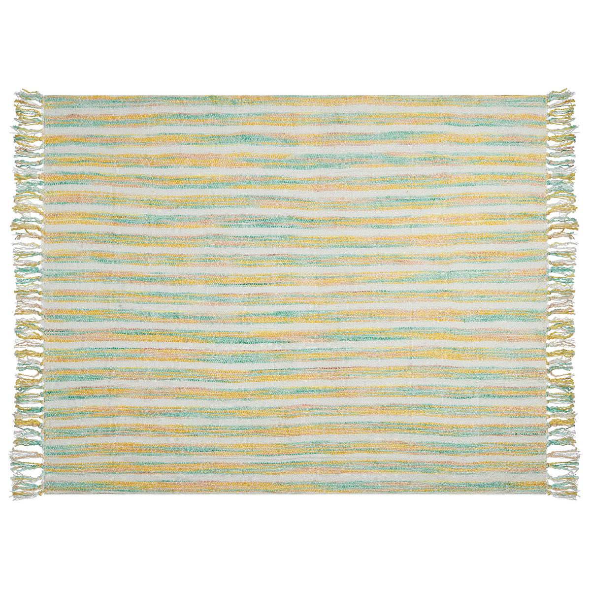 DECKE Mintgrün Nuwar 130/170 cm - Mintgrün, Textil (130/170cm) - Beliani