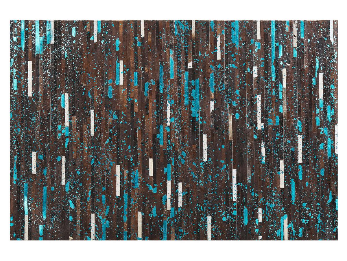 KURZFLOR-TEPPICH Kisir 200/140 cm - Braun, Fell (140/200cm) - Beliani