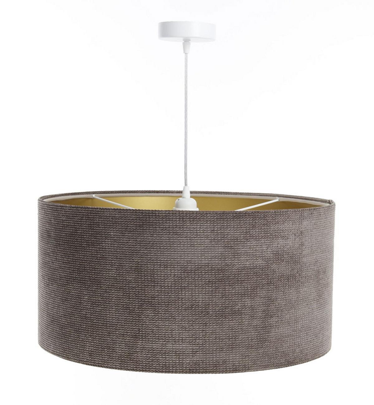 HÄNGELEUCHTE Gold 40/20 cm - Goldfarben/Braun, Kunststoff (40/0.4/20cm) - ONZENO