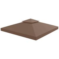 PAVILLONDACH, Polyester, Kaffee - Braun, Kunststoff (300/18/300cm) - Outsunny