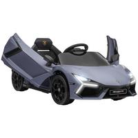 KINDER Elektroauto 12 V Kinderauto mit 2,4G Fernbedienung, Musik, Stoßdämpfer - Grau, Metall (105/60/40cm) - AIYAPLAY
