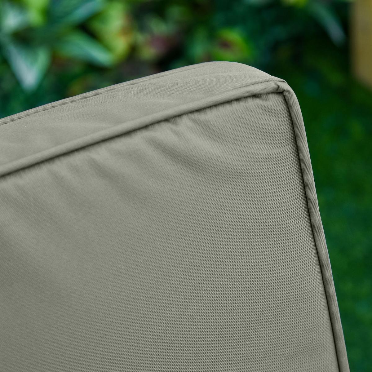SITZKISSEN Polyester Dunkelgrau - Dunkelgrau, Kunststoff (52/7/56cm) - Outsunny