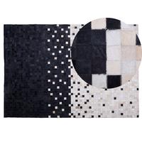 PATCHWORK-TEPPICH Erfelek 200/140 cm - Multicolor, Fell (140/200cm) - Beliani