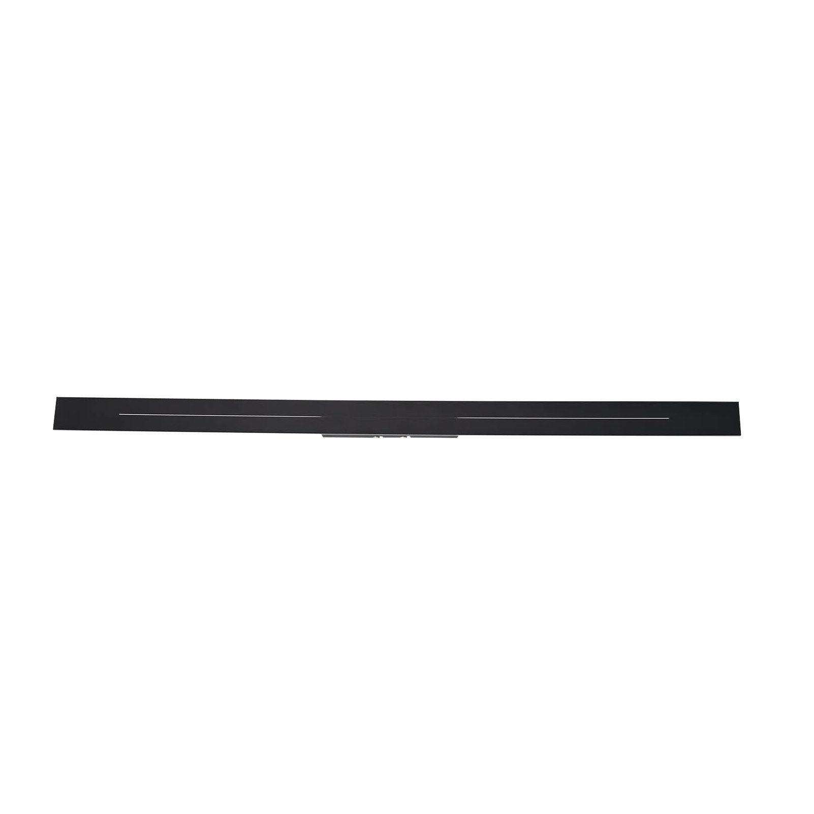 LED-WANDLEUCHTE Luminescent 100/5/4 cm - Schwarz, Metall (5/4/100cm) - ZMH