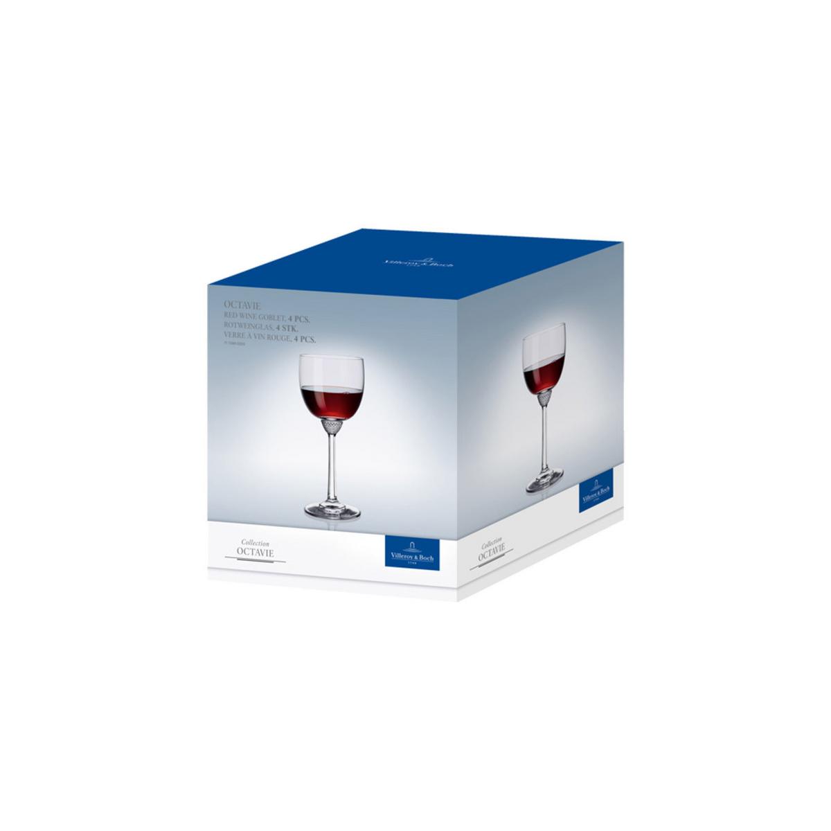 ROTWEINGLÄSER Octavie transparent 280 ml 4er Set - Transparent, Glas (0.28L) - Villeroy & Boch