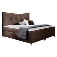 BOXBETT Bergamo - H3 - Braun, Holz (160/200cm) - MIRJAN24