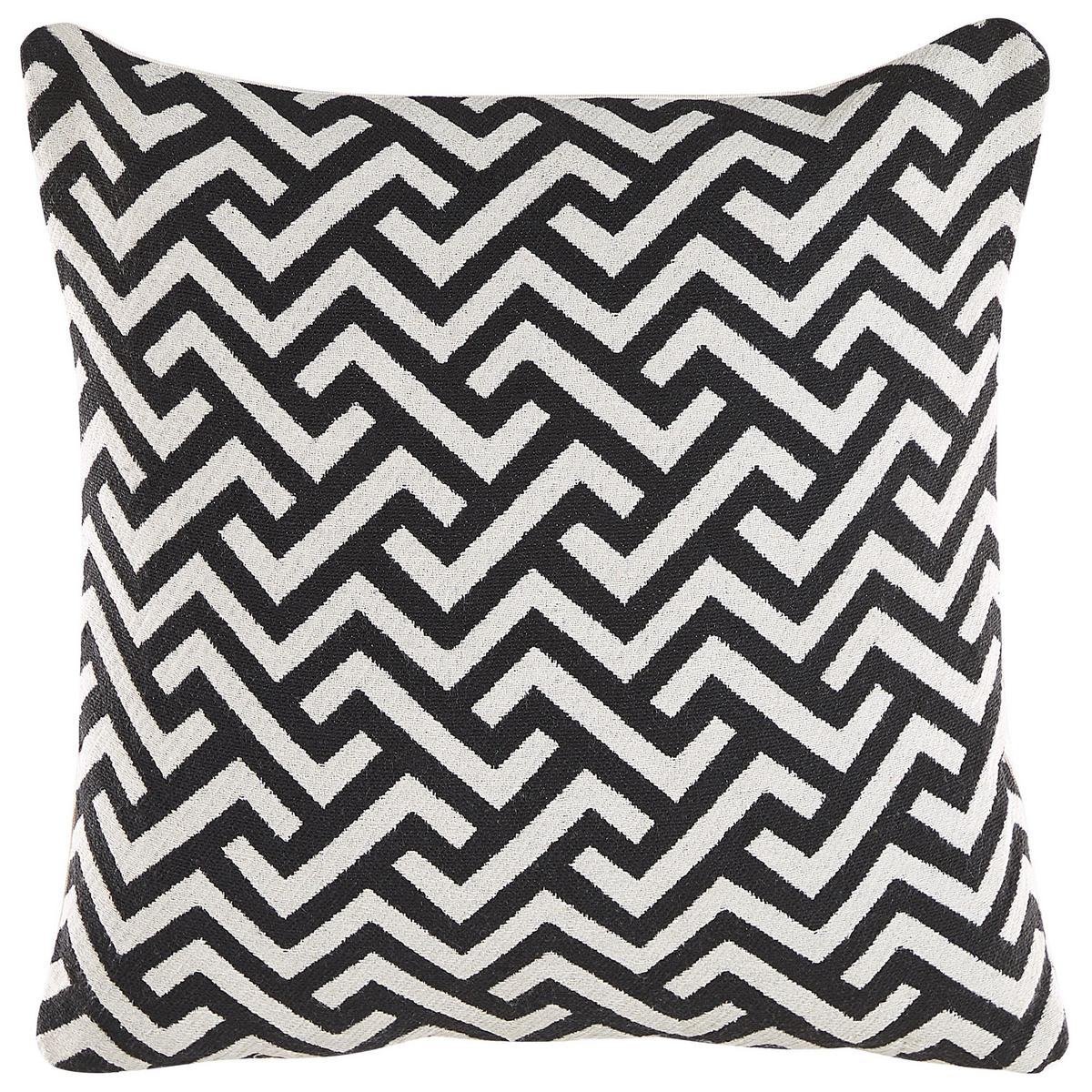 DEKOKISSEN 2er-Set Weiß 45/45 cm Salizar - Weiß, Textil (45/45cm) - Beliani