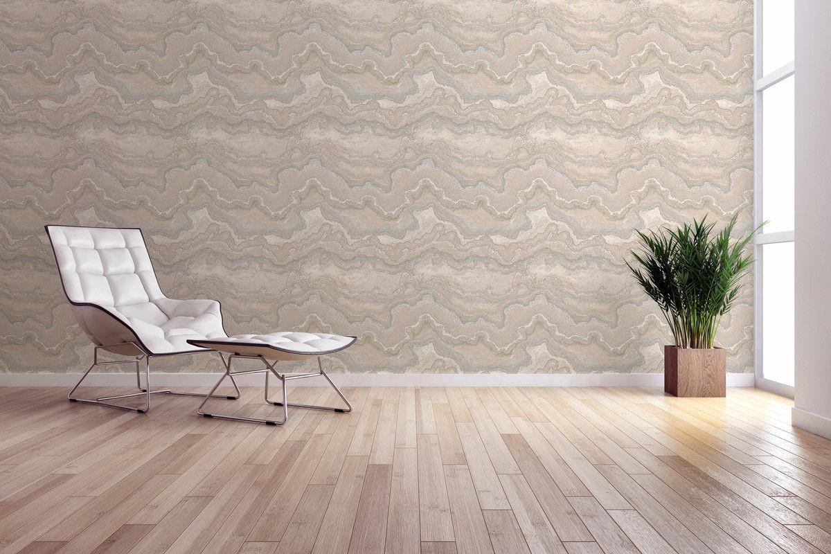 VLIESTAPETE Beige 53/1005 cm - Beige, Textil (53/1cm) - KUNSTLOFT