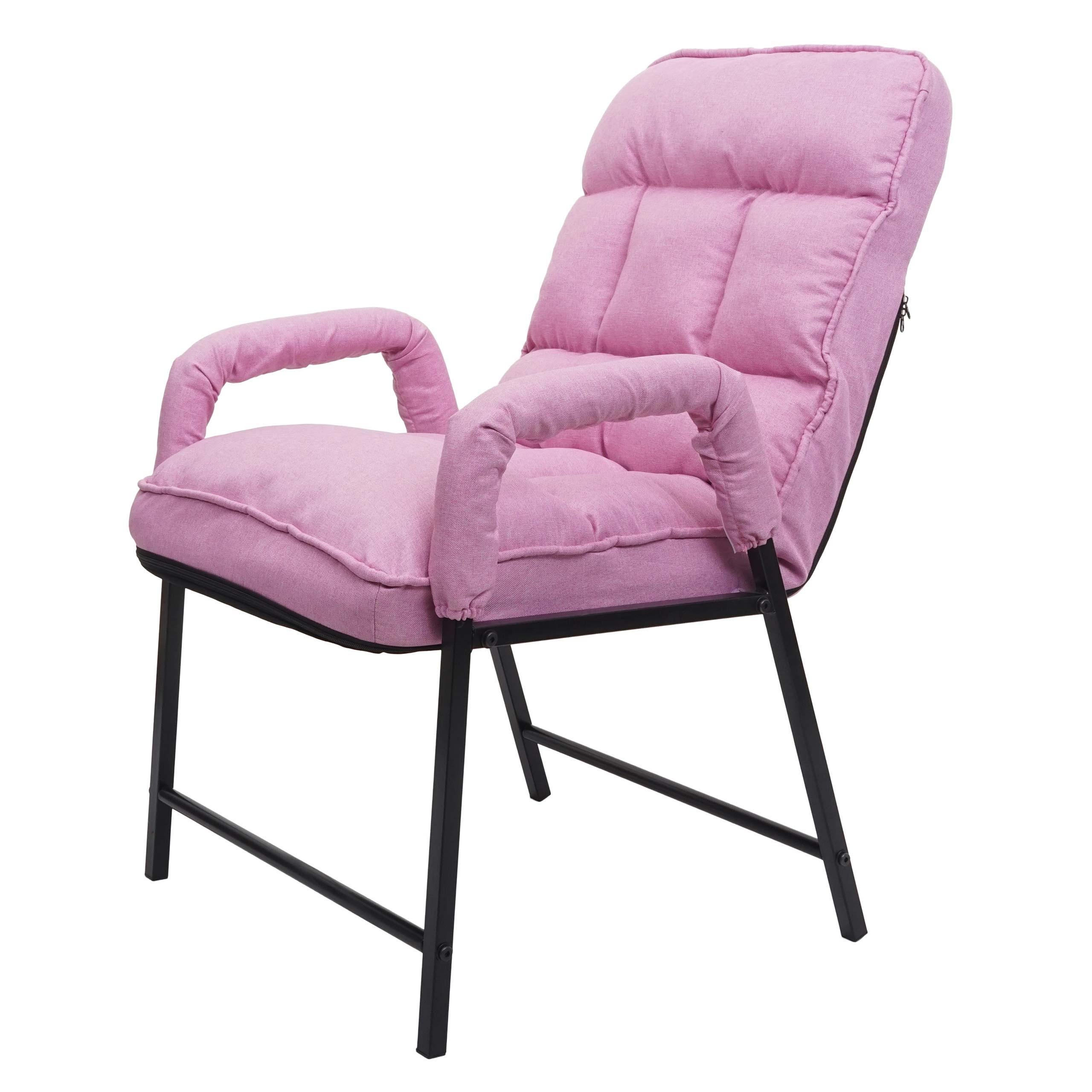 ESSZIMMERSTUHL Altrosa - Altrosa/Rosa, Textil (57/96/111cm) - MCW