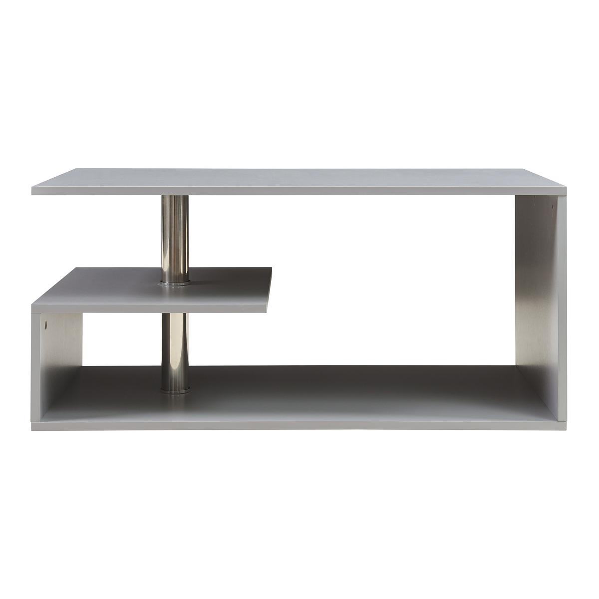COUCHTISCH Haarlem 50/90/41 - Hellgrau, Holzwerkstoff (90/50/41cm) - [en.casa]