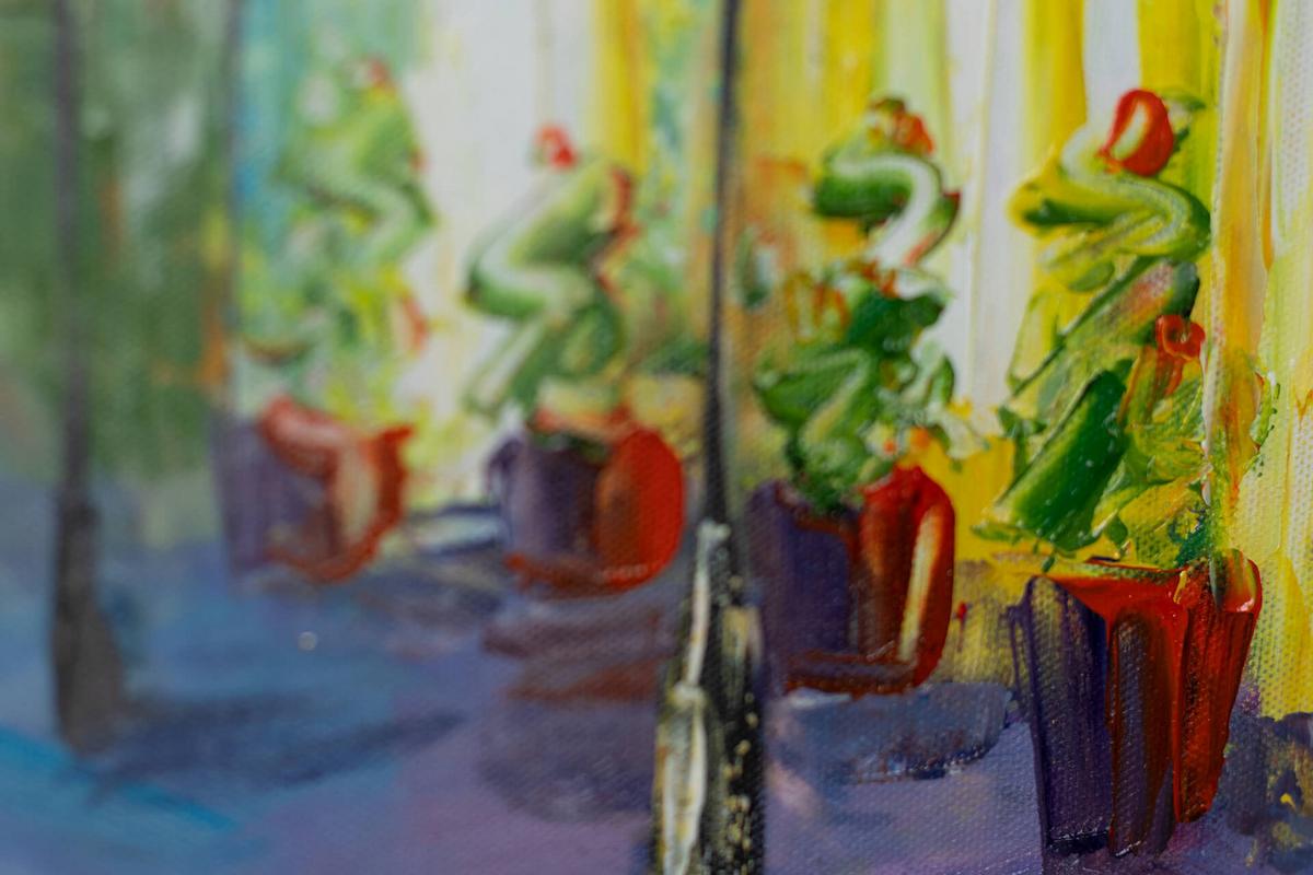 ACRYLBILD HANDGEMALT 120/60 cm - Multicolor, Holz/Textil (120/60cm) - KUNSTLOFT