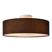DECKENLEUCHTE Omaha - Braun, Kunststoff (45/45/17cm) - lux.pro