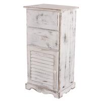 KOMMODE SCHRANK Weiß - Weiß, Holz (40/81/32cm) - MCW