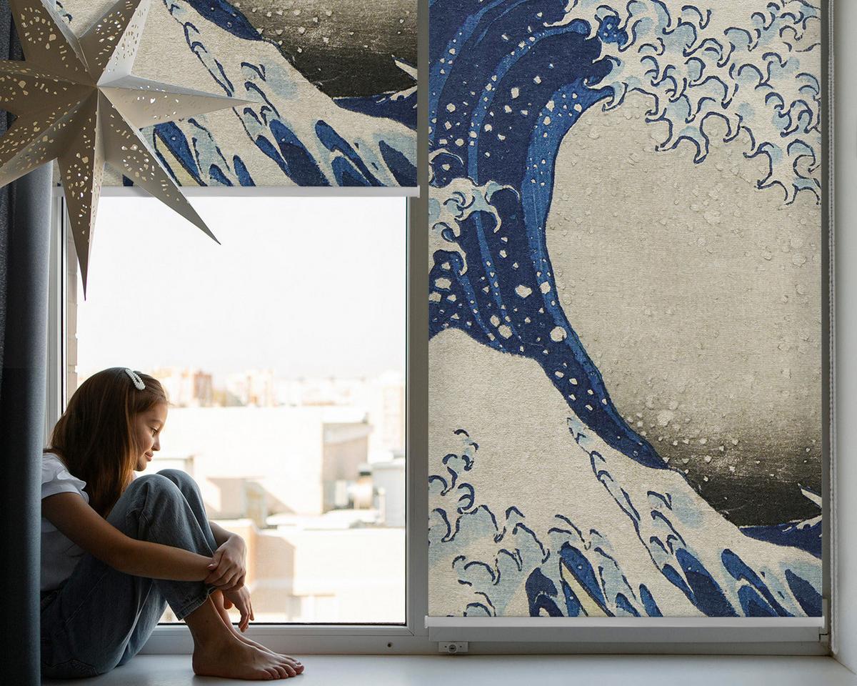 INNENROLLO - Fensterrollo - Rollo - 60x40 cm - Welle - Grau, Kunststoff (60/140/0.5cm) - TULUP
