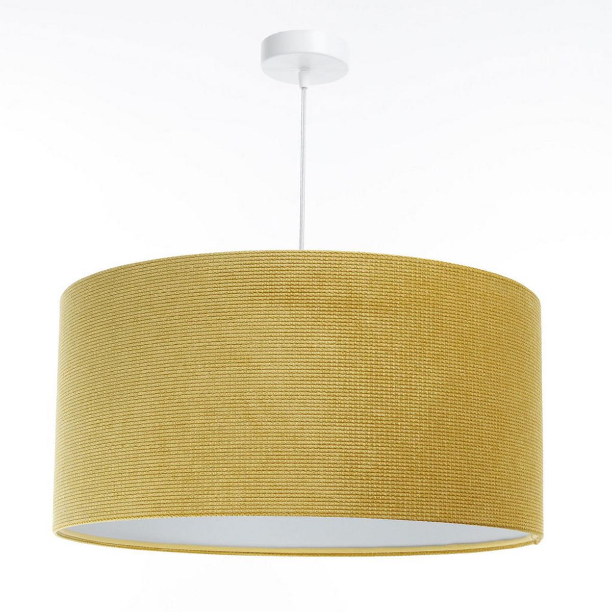 HÄNGELEUCHTE Weiß 40/20 cm - Gelb/Weiß, Kunststoff (40/0.4/20cm) - ONZENO