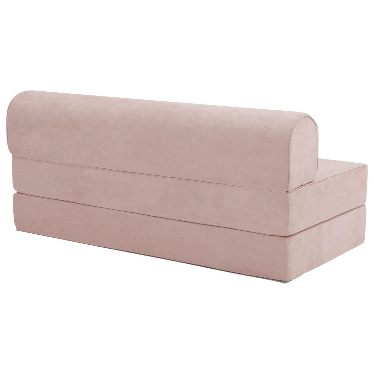 FALTSOFA Katusha Flachgewebe rosé - Rosa, Kunststoff (80/71/160cm) - 58aufmkessel
