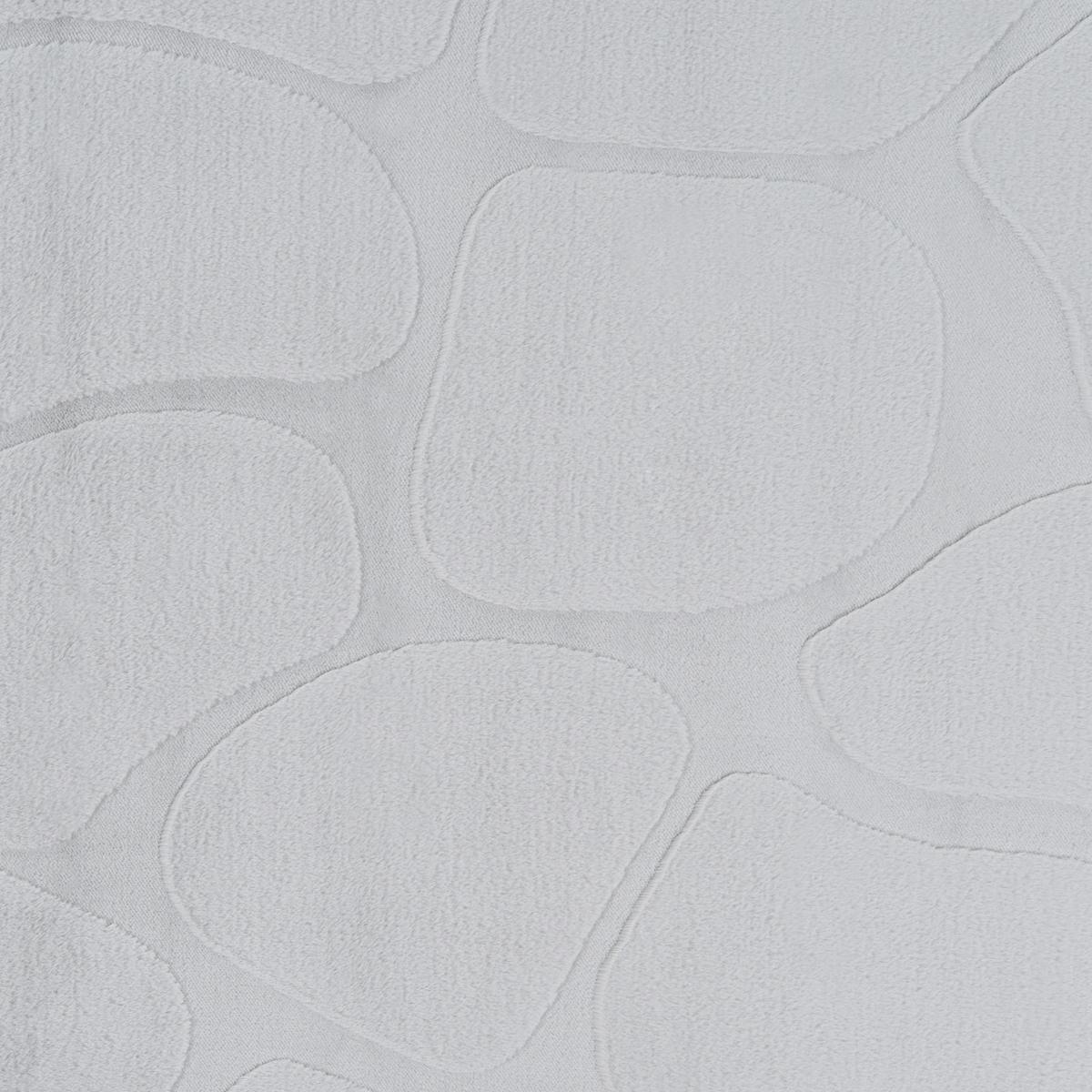 TEPPICH Hellgrau 160/230 cm Kawi - Hellgrau/Grau, Textil (160/230cm) - Beliani