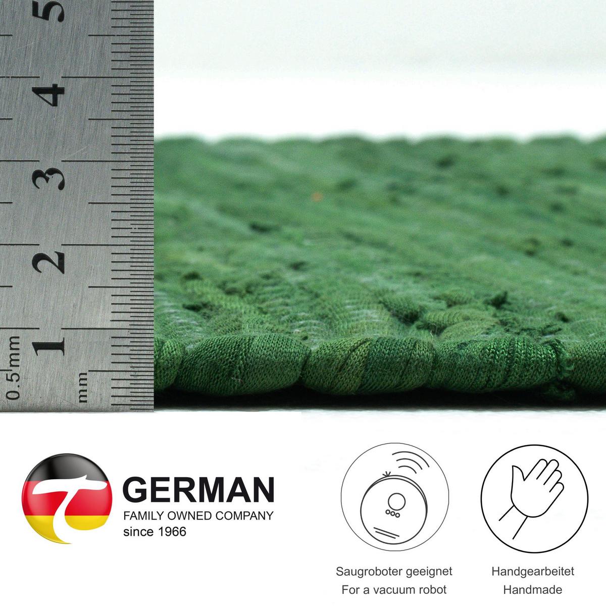 FLECKERLTEPPICH Chindi 40x60 cm - Grün, Textil (40/60cm) - Rug and Roll