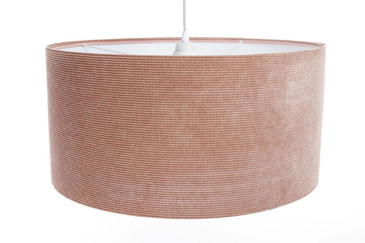 HÄNGELEUCHTE Rosa 40/20 cm - Pink/Weiß, Kunststoff (40/0.4/20cm) - ONZENO
