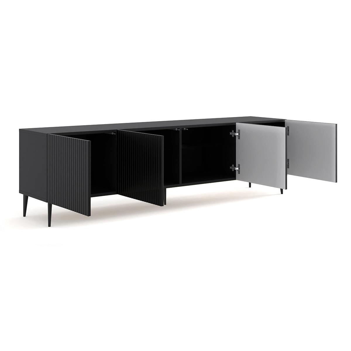 TV-MÖBEL Philaé Schwarz - Schwarz, Holzwerkstoff (200/56/42cm) - Petits-meubles