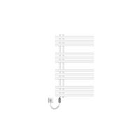 BADHEIZKÖRPER elektrisch Iron EM 600x1000 mm Weiß mit Heizstab 300W - Weiß, Metall (60/100/3cm) - LuxeBath
