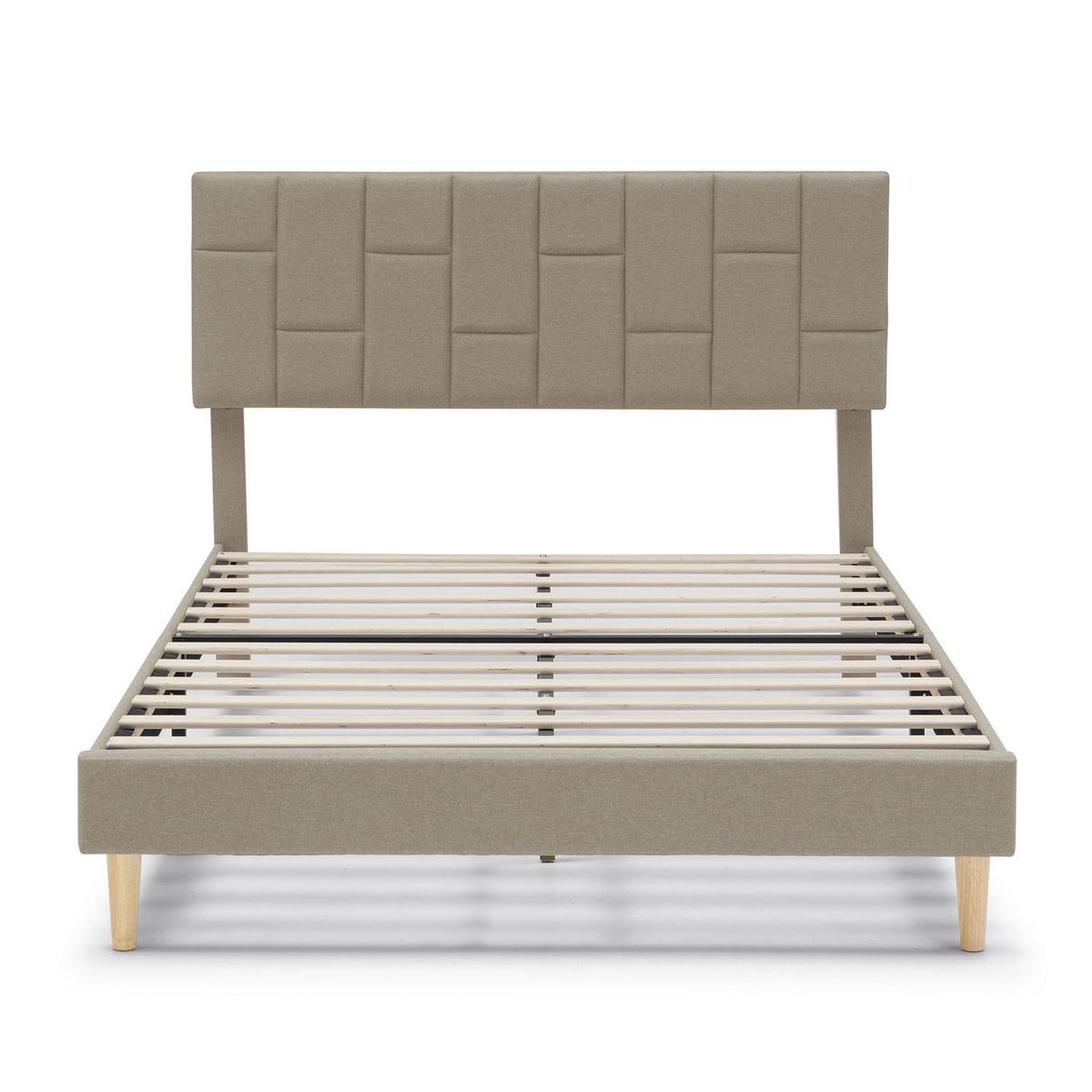 POLSTERBETT 90x190 cm Sorni, Beige - Beige, Textil (195/98/113cm) - VS Venta-stock
