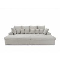 SOFA Arosa - Hellgrau, Holzwerkstoff/Textil (286/103/170cm) - Fun Möbel
