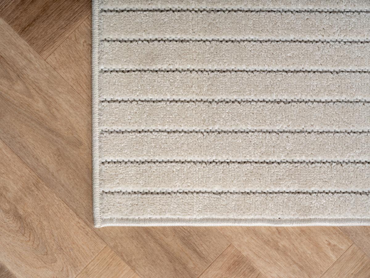 TEPPICH Outdoor ENGADIN in Creme, im Skandi-Stil mit 3D-Design, 120 x 170 cm - Beige, Textil (170/120cm) - KADIMA DESIGN