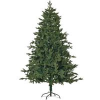 KÜNSTLICHER Weihnachtsbaum Tannenbaum zusammenklappbar und abnehmbar Grün - Grün, Kunststoff (180cm) - HOMCOM
