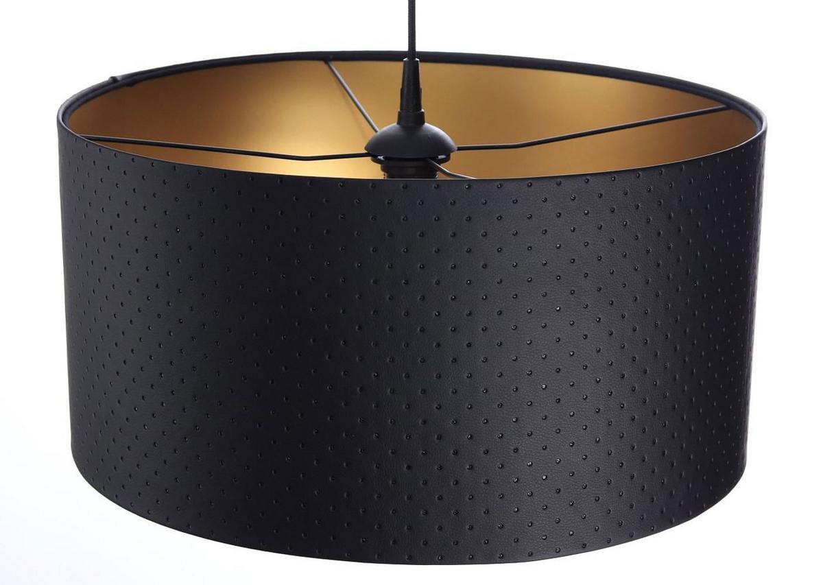 HÄNGELEUCHTE Gold 50/25 cm - Goldfarben/Schwarz, Kunststoff (50/0.8/25cm) - ONZENO