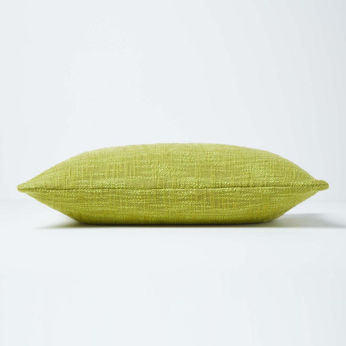 KISSENHÜLLE Nirvana Slub 30/50 cm, 100% Baumwolle - Grün, Textil (30/50cm) - Homescapes