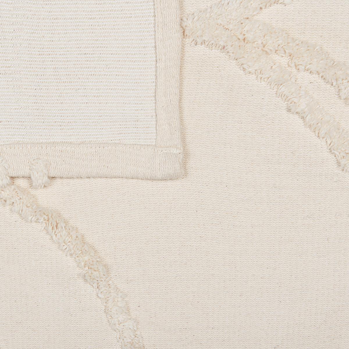 DECKE Helles Beige Acacia 125/150 cm - Beige, Naturmaterialien/Textil (125/150cm) - Beliani
